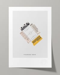 Image 1 of Watford FC Vintage Programme Collage – Football Art Print – Series 5