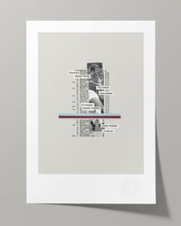 Image 1 of West Ham United FC Vintage Programme Collage – Football Art Print – Series 1