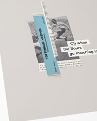 Image 2 of Tottenham Hotspur FC Vintage Programme Collage – Football Art Print – Series 2