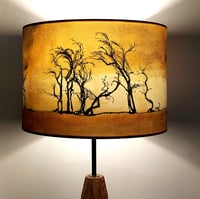 Image 1 of Hawthorns Drum Lampshade by Lily Greenwood (30cm Diameter)