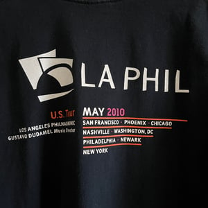 Image of 2010 LA Philharmonic US Tour T-Shirt