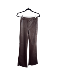 Image 1 of BABATON BROWN LEATHER PANTS (2)