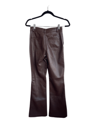 Image 2 of BABATON BROWN LEATHER PANTS (2)