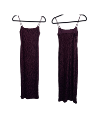BURGUNDY DRESS (XS)