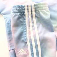 Image 8 of Adidas Baby Girls 2-Pc. Iridescent-Print Tricot Jacket & Pants Tracksuit