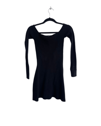 BLACK KNIT ZARA DRESS (XS)