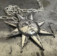 Image 1 of Silver Sun Pendant