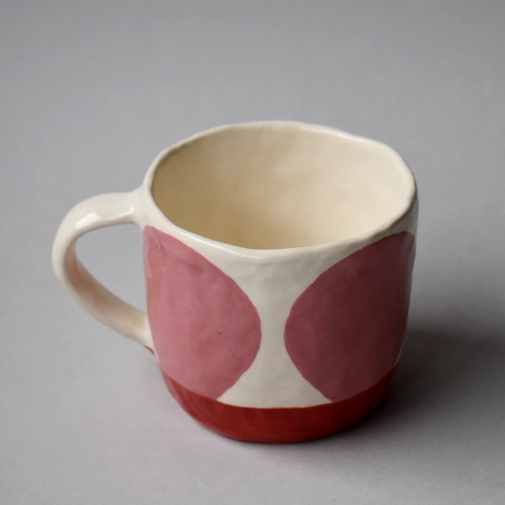 Image of Pink/Red Dot Cup