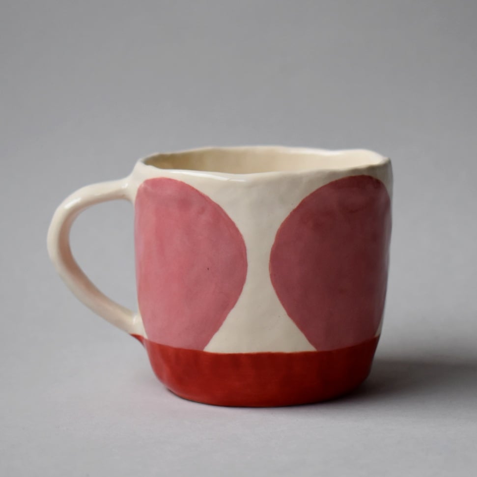 Image of Pink/Red Dot Cup
