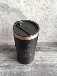 Image 2 of Camping Logo 16 oz Tumbler -Black