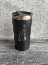 Image 1 of Camping Logo 16 oz Tumbler -Black