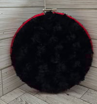 Image 1 of Custom made Faux Fur 7 inch Pin Hoop