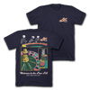 " LOW LIFE " -  NAVY HEAVYWEIGHT TEE