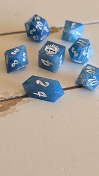 Image 6 of Brilliance polyhedral dice set. 