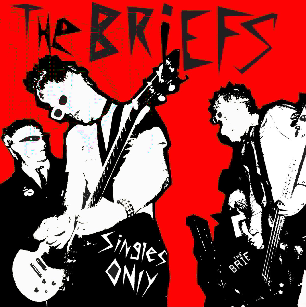 Image of  THE BRIEFS -PRE ORDER SINGLES ONLY LP RANDOM COLOR VINYL AND ALBUM JACKET 100 PRESSED