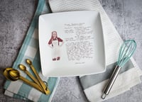 Image 5 of Recipe Platter with Handwriting and Photo