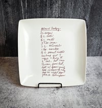 Image 6 of Recipe Platter with Handwriting and Photo