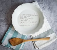 Image 10 of Recipe Platter with Handwriting and Photo