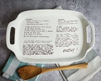 Image 11 of Recipe Platter with Handwriting and Photo