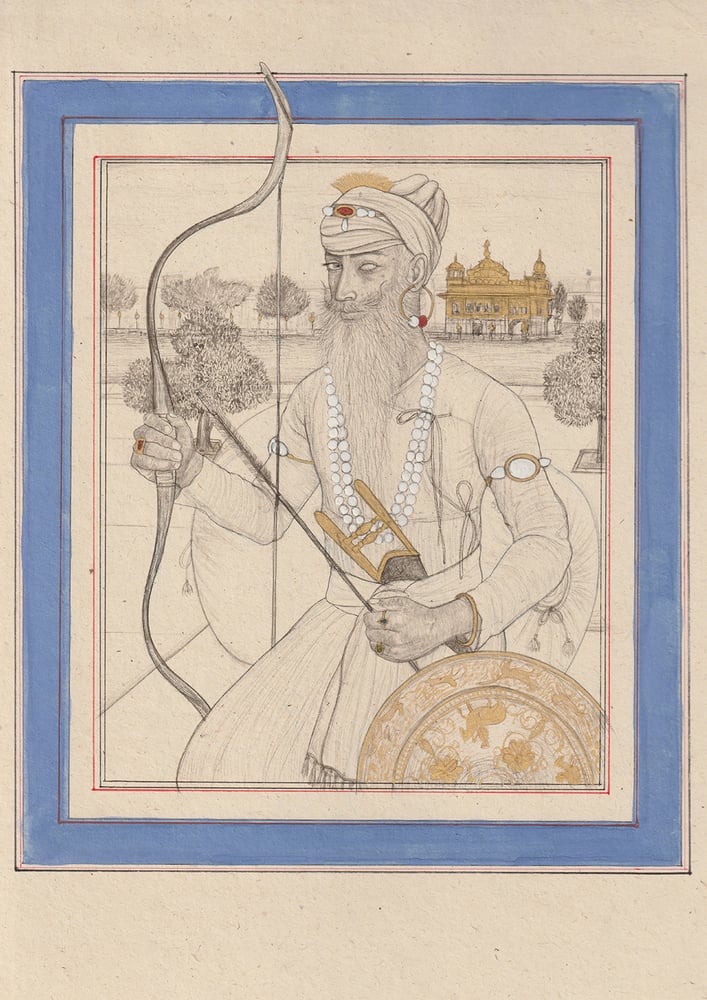 Image of Fine Art Print - Maharaja Ranjit Singh - 2024 - A4