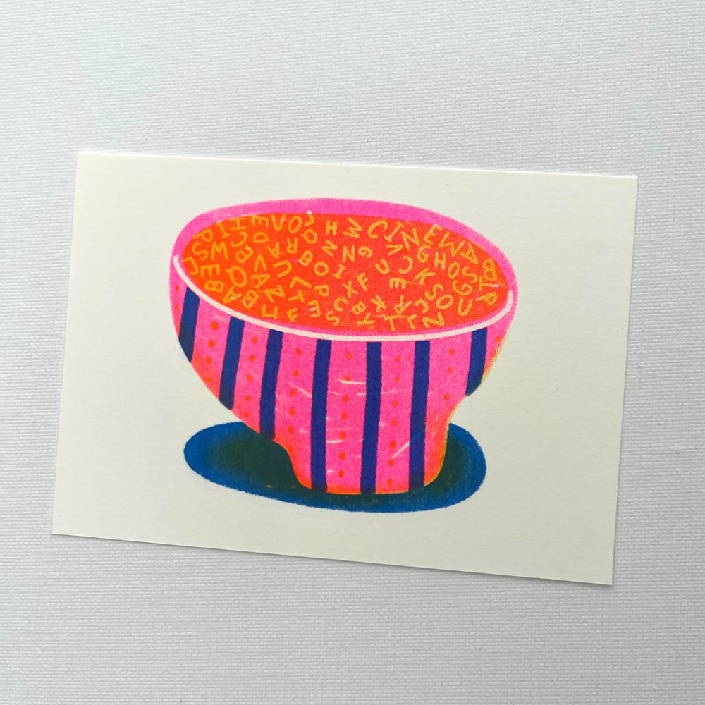 Image of Alphabet Pasta | mini Print