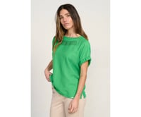 Image 1 of CAMISETA COLLAR VERDE FLUOR