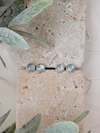 Image 4 of Teal Kyanite Stud Earrings