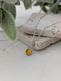 Image 2 of Mango Chalcedony Necklace