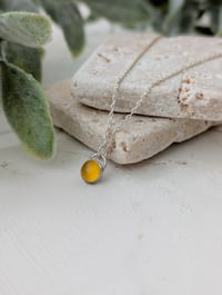 Image 1 of Mango Chalcedony Necklace