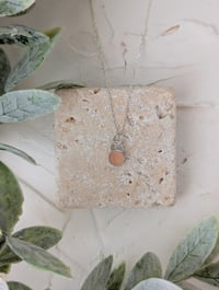 Image 3 of Peach Moonstone Necklace