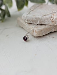Image 2 of Garnet Necklace
