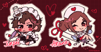 [PREORDER] Maid Junpei & Nurse Akane Charms