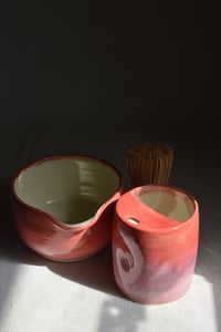 Image 3 of Grip To-Go Sipper & Matcha Bowl - Swamp Azalea