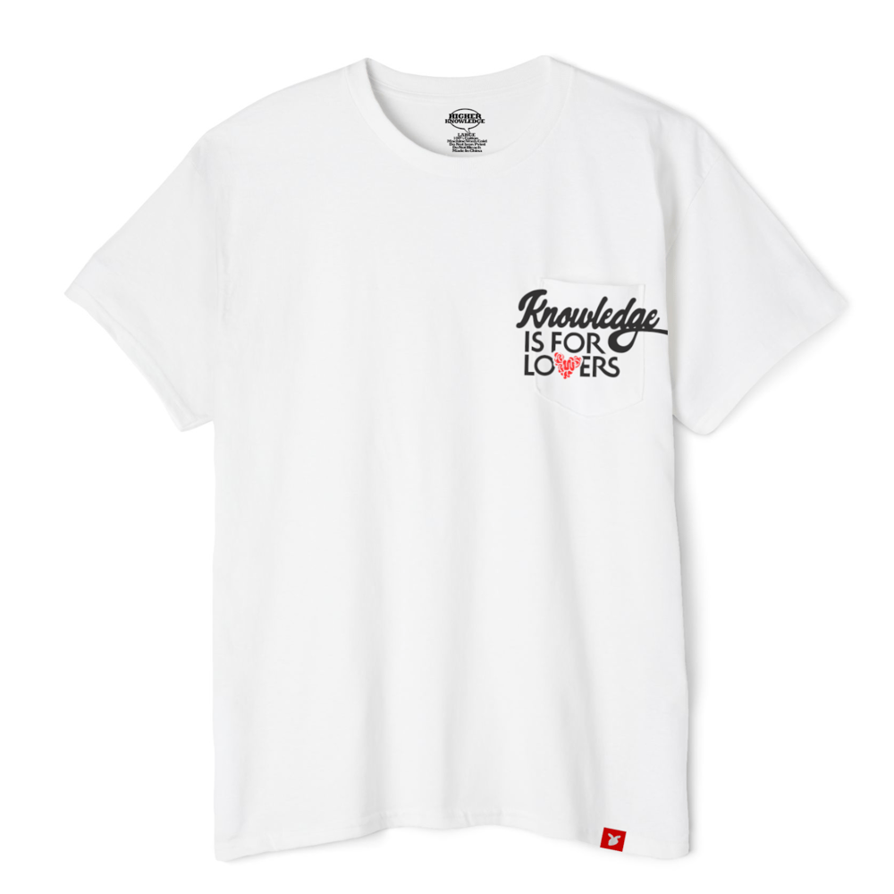 For Lovers Pocket Tee [White]