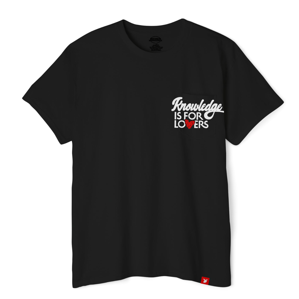 For Lovers Pocket Tee [Black]