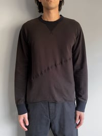 Image 5 of '03 Junya Watanabe Cross Leather Patch Sweater - L