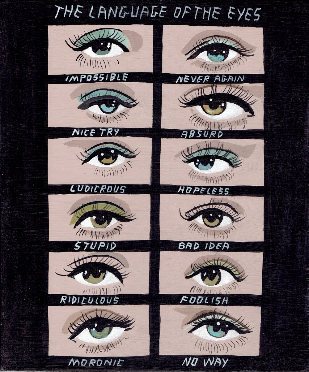 Image of THE LANGUAGE OF THE EYES