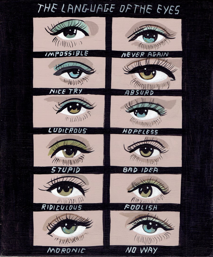 Image of THE LANGUAGE OF THE EYES