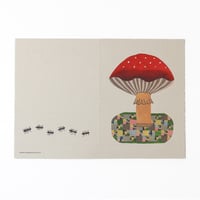 Image 3 of Dual Design Card - Mushroom on a Sunny Day