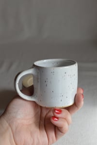 Image 1 of Speckled White Espresso Cup