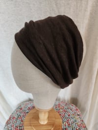 Image 1 of Linen Stretchy Wrap Brown