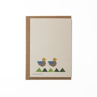 Image 2 of Dual Design Card - Duck Family