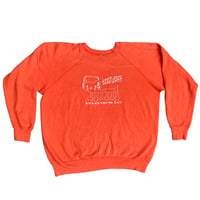 Image 1 of Mewsic - Vintage 90s Orange "Action" Crew Pullover