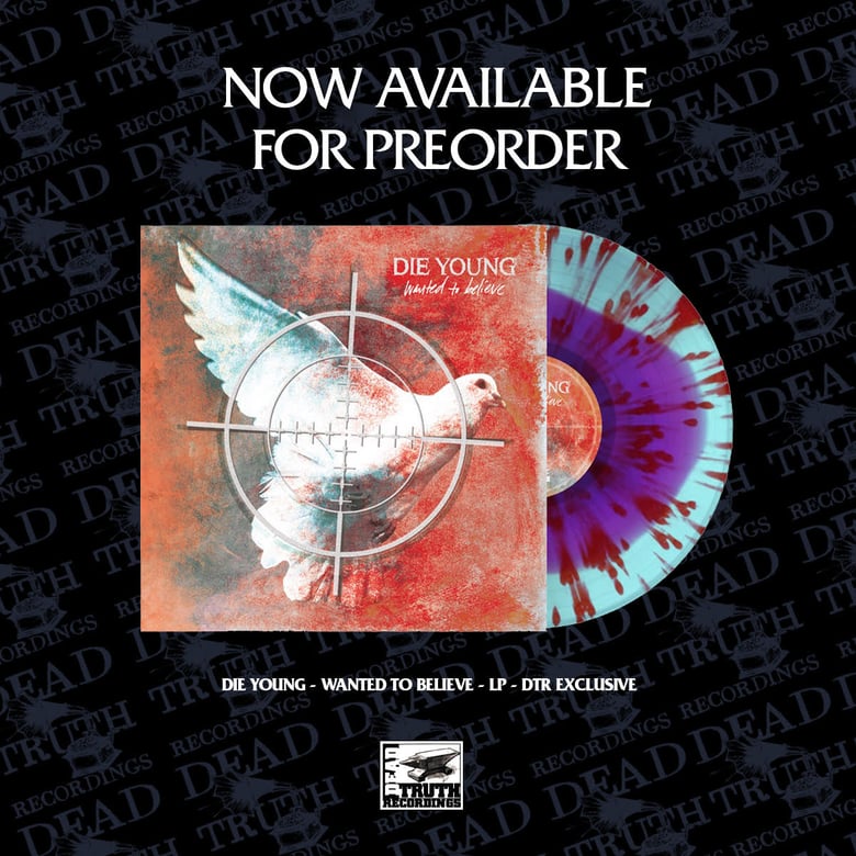 Image of Die Young - Wanted To Believe - Purple/Light Blue/Red Splatter