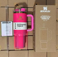Image 4 of Stanley™️ LIMITED EDITION “WATERMELON RED” | 40. Oz. Quencher H2.0 FlowState Tumbler