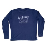 Image 1 of Mewsic - Uniqlo Navy Waffle Shirt (M)