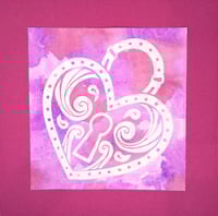 Image 1 of Heart Lock Print