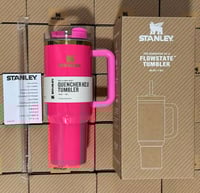 Image 2 of Stanley™️ LIMITED EDITION “WATERMELON RED” | 40. Oz. Quencher H2.0 FlowState Tumbler