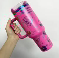 Image 4 of Stanley™️ X LILO & Stitch “HOT PINK” | 40 Oz. FlowState Tumbler