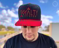 Image 1 of Royalty Division (Black & Red) -  Snapback Hat